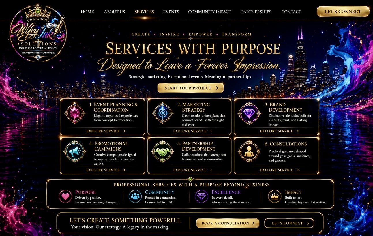 Services with purpose